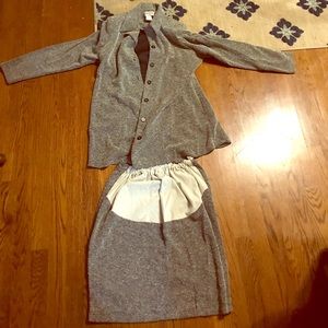 Colleen Conrad maternity skirt/jacket combo